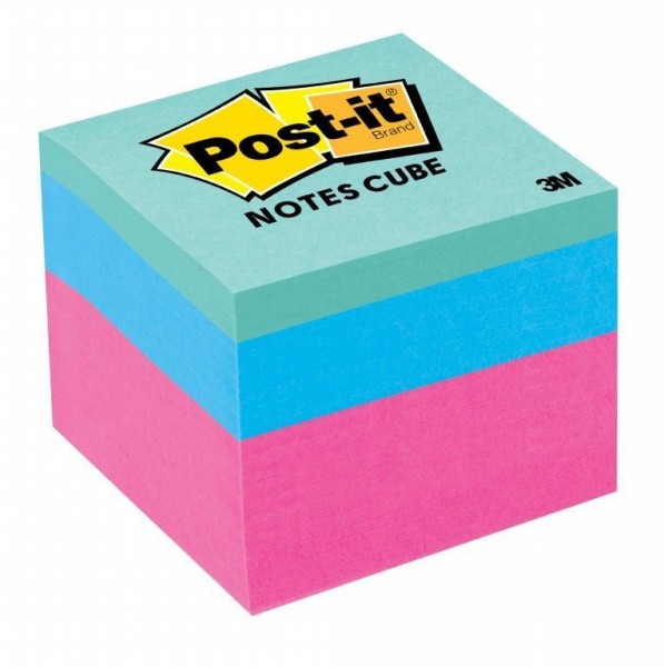 NOTA ADHESIVA CUBO 2051 FLT BLK 400 HOJAS COLORES SURTIDOS