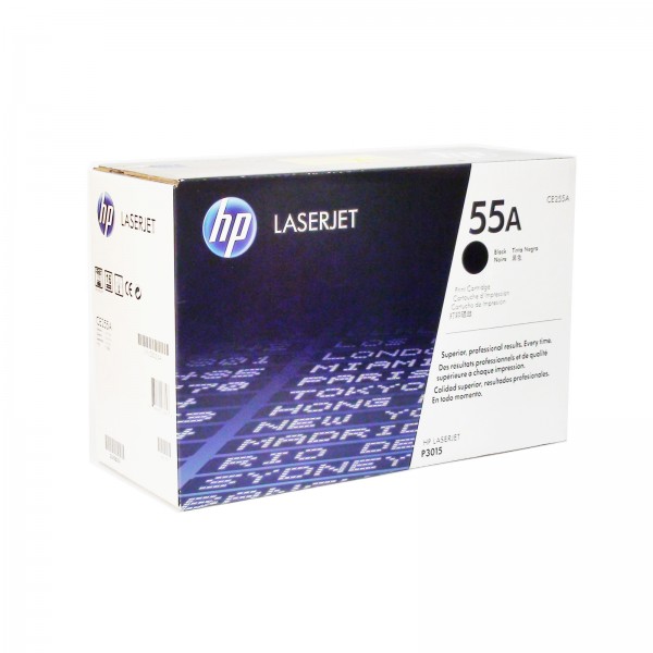 TONER CE255A 55A NEGRO 6000 PAGINAS