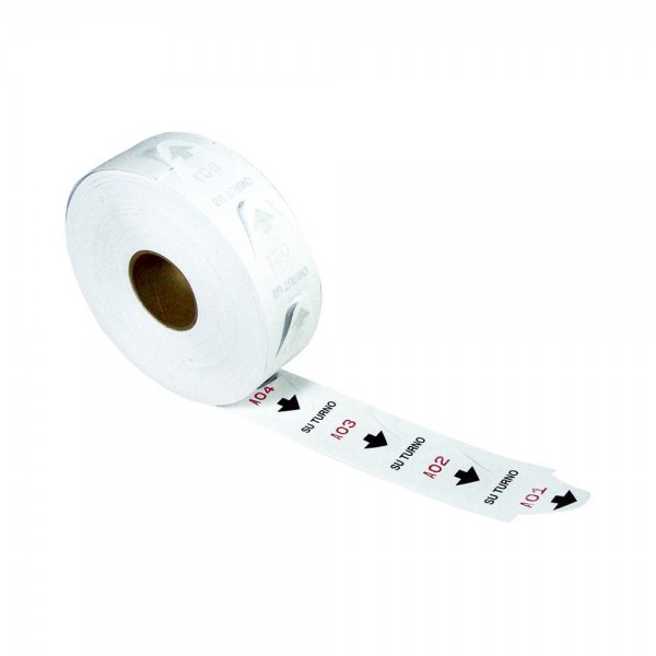 ROLLO DE BOLETOS TURNO MATIC BLANCO 3000 UN