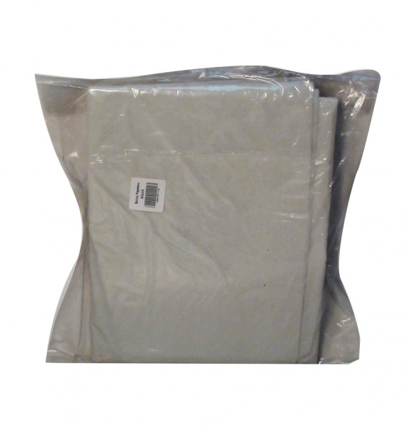 BOLSA BASURA BLANCA PLANA 50X55 CM 10 UN