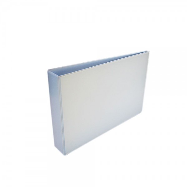 ARCHIVADOR CATALOGO DOBLE CARTA 2 AROS 2.0 BLANCO