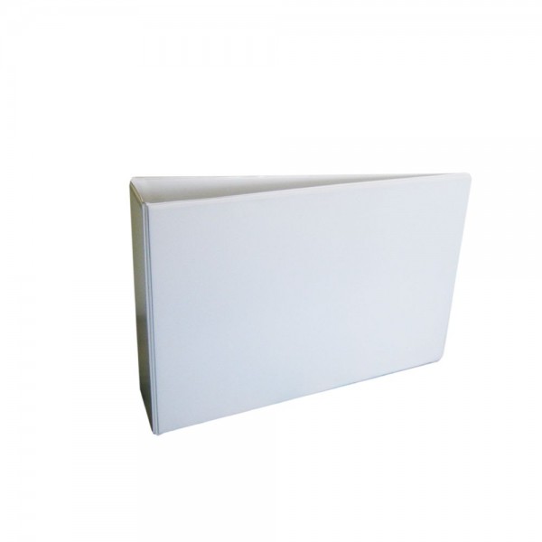ARCHIVADOR CATALOGO DOBLE CARTA 2 AROS 3.0 BLANCO