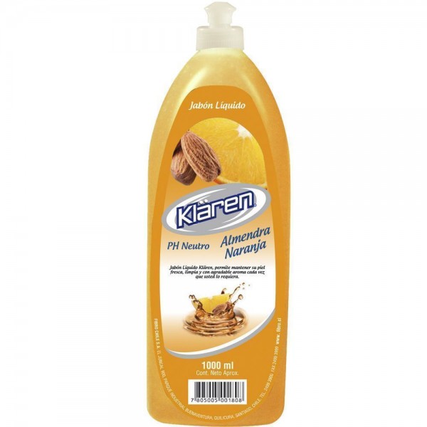 JABON LIQUIDO 1 LT ALMENDRA