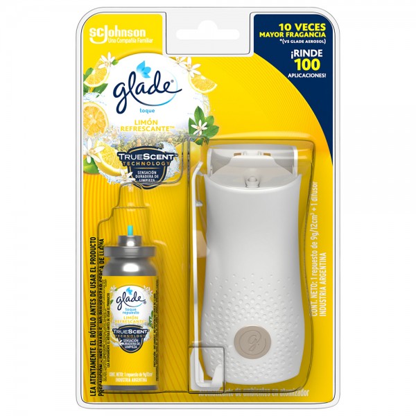 DESODORANTE AMBIENTAL AEROSOL TOQUE 9 GR LIMON 